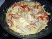 Schweinegeschnetzeltes mit Curry-Sauce - Rezept