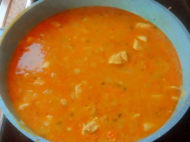 Ofengerichte: Gratiniertes Pfirsich-Kokos-Hähnchen mit Karotten und Ingwer - Rezept - Bild Nr. 6