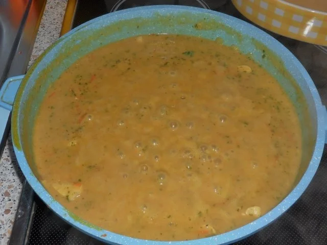 Ofengerichte: Gratiniertes Pfirsich-Kokos-Hähnchen mit Karotten und Ingwer - Rezept - Bild Nr. 7