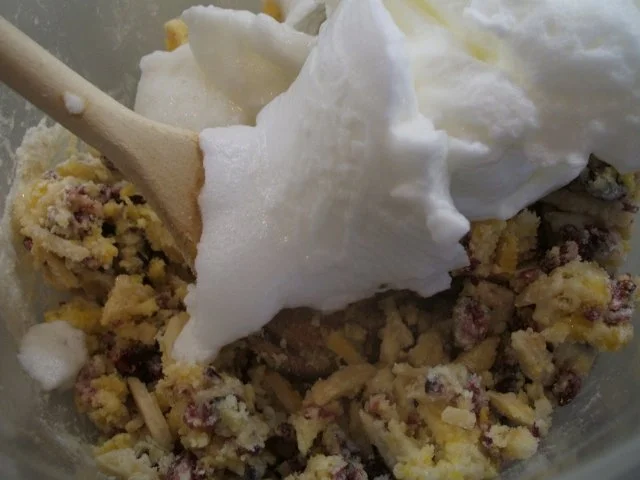 Rezept: Plätzchen: Weiße Mandelhäufchen mit Cranberries Bild Nr. 6 Plätzchen: Weiße Mandelhäufchen mit Cranberries - Rezept - Bild Nr. 6