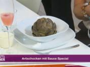"Herzen unter Schock mit Soße Spezialo" – Artischocken mit Sauce Special (Birgit Stein) - Rezept