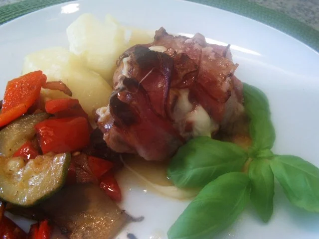 Rezept: Hackfleisch im Schinkenmantel Hackfleisch im Schinkenmantel - Rezept