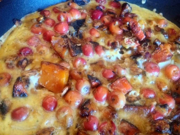 Rezept: Kürbis-Apfel Omelette Bild Nr. 2 Kürbis-Apfel Omelette - Rezept - Bild Nr. 2