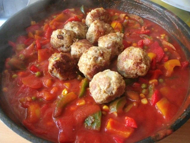 Rezept: Zigeunerhackbällchen Bild Nr. 9 Zigeunerhackbällchen - Rezept - Bild Nr. 9