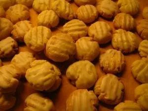 Rezept: Orangenknöpfchen -zergehen auf der Zunge- Orangenknöpfchen -zergehen auf der Zunge- - Rezept