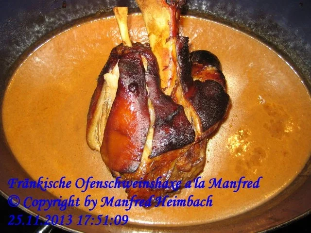 Braten - Fränkische Ofenschweinshaxe a'la Manfred - Rezept