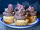 Vanille-Schoko Cup Cakes - Rezept