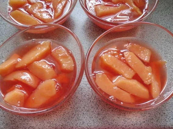 Dessert: Quitten in Sirup - Rezept