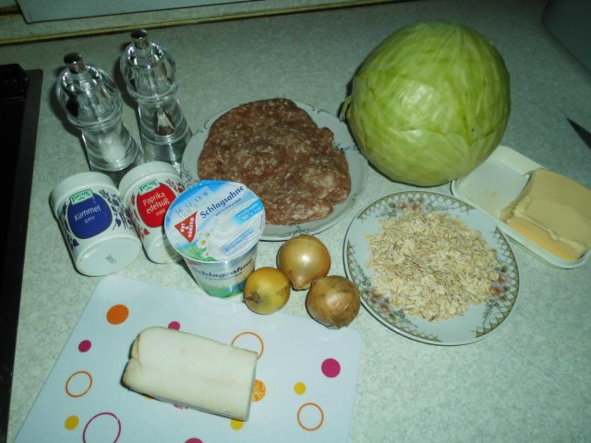 Auflauf: Gehacktes mit Kraut und Speck - einfach - von federkiel