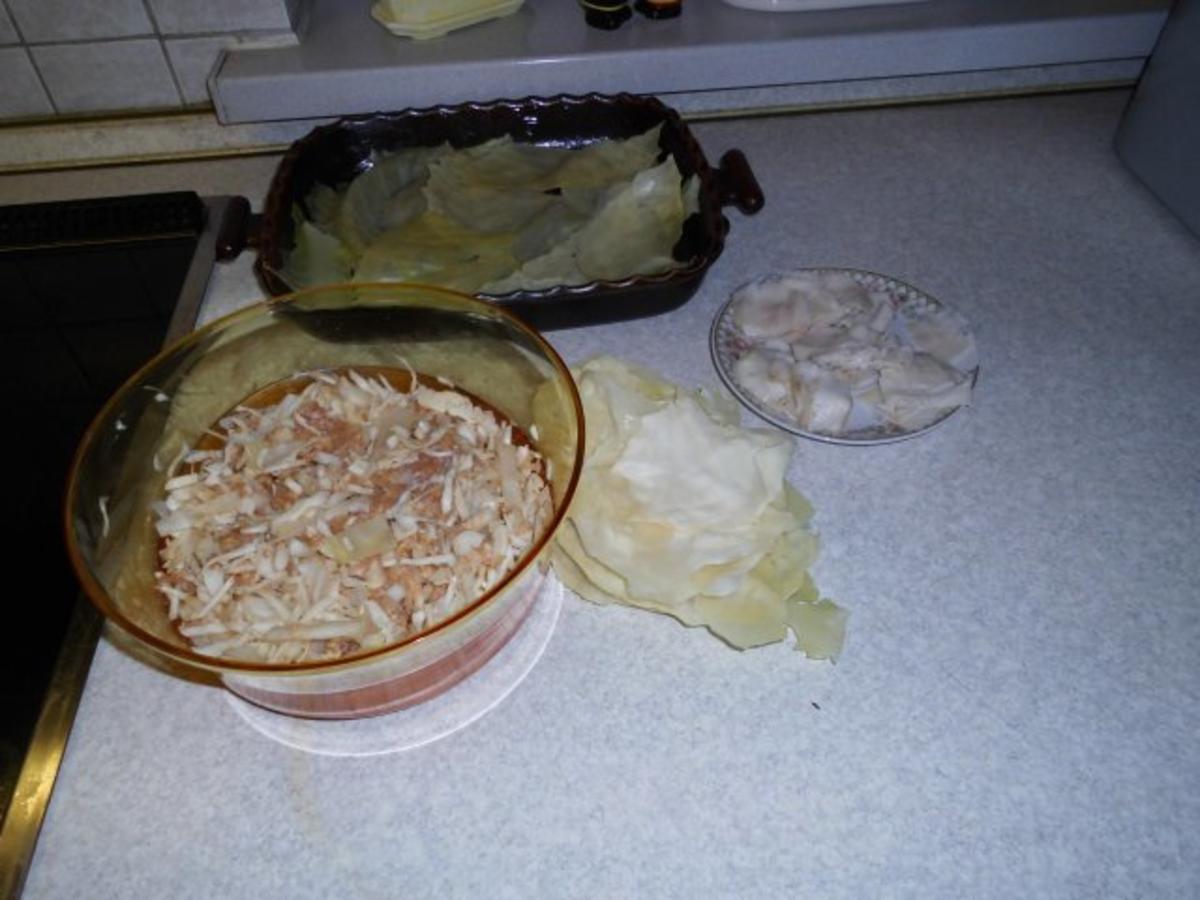 Auflauf: Gehacktes mit Kraut und Speck - einfach - von federkiel