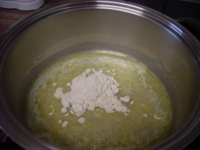 Karotten-Rahm-Gemüse mit Geflügel-Fleischwurst und Kartoffelterrine - Rezept - Bild Nr. 7