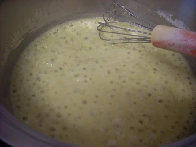 Karotten-Rahm-Gemüse mit Geflügel-Fleischwurst und Kartoffelterrine - Rezept - Bild Nr. 8