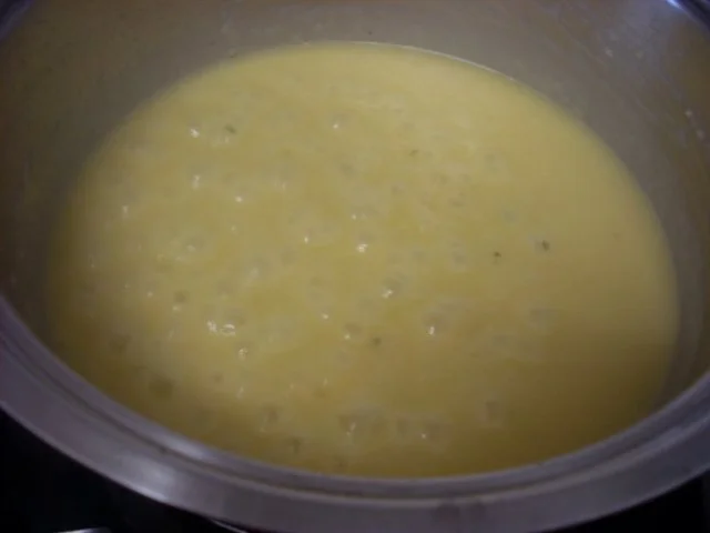 Karotten-Rahm-Gemüse mit Geflügel-Fleischwurst und Kartoffelterrine - Rezept - Bild Nr. 9