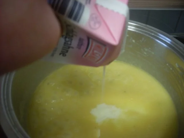 Karotten-Rahm-Gemüse mit Geflügel-Fleischwurst und Kartoffelterrine - Rezept - Bild Nr. 10