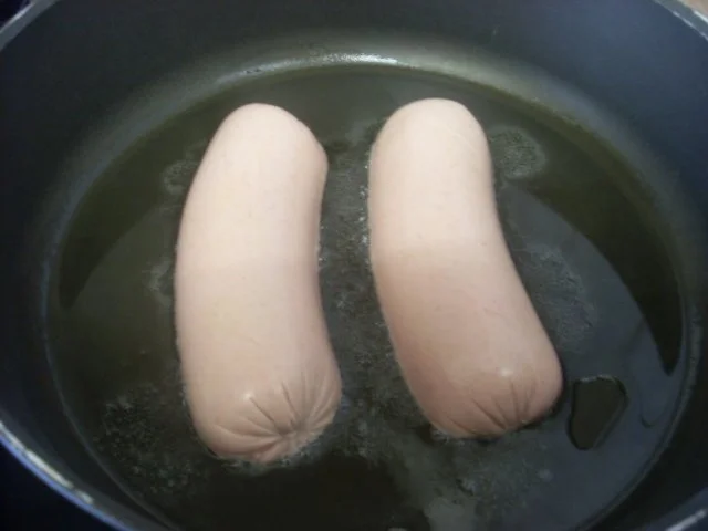 Karotten-Rahm-Gemüse mit Geflügel-Fleischwurst und Kartoffelterrine - Rezept - Bild Nr. 15