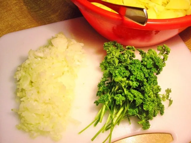 Kartoffelsalat mit Schinkenwürfel-Marinade - Rezept - Bild Nr. 3