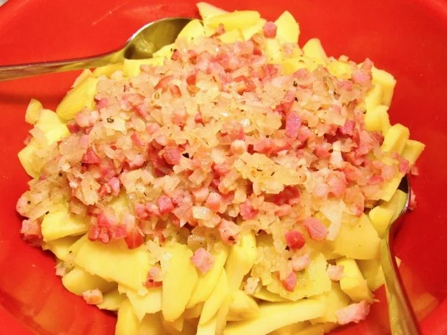 Kartoffelsalat mit Schinkenwürfel-Marinade - Rezept - Bild Nr. 5