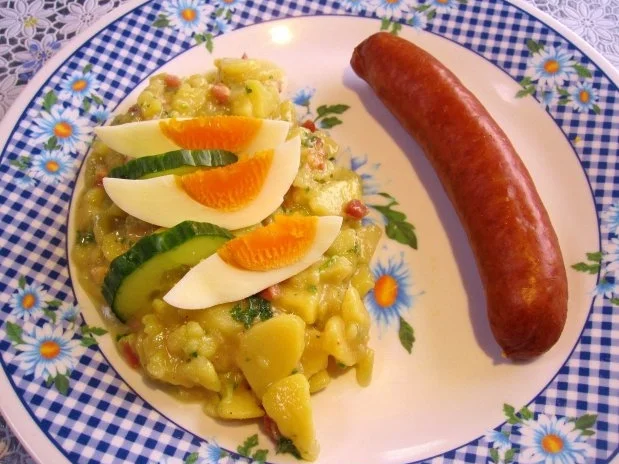 Kartoffelsalat mit Schinkenwürfel-Marinade - Rezept - Bild Nr. 7