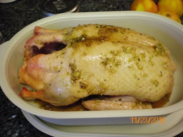 Rezept: Geflügel: gegrillte Flugente in Orangensoße eingelegt Bild Nr. 3 Geflügel: gegrillte Flugente in Orangensoße eingelegt - Rezept - Bild Nr. 3