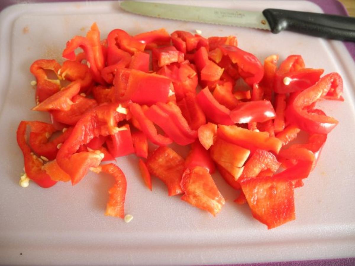 Vegan : Paprika - Soja - Gulasch mit Viererlei Gemüsestampf - Rezept - Bild Nr. 8