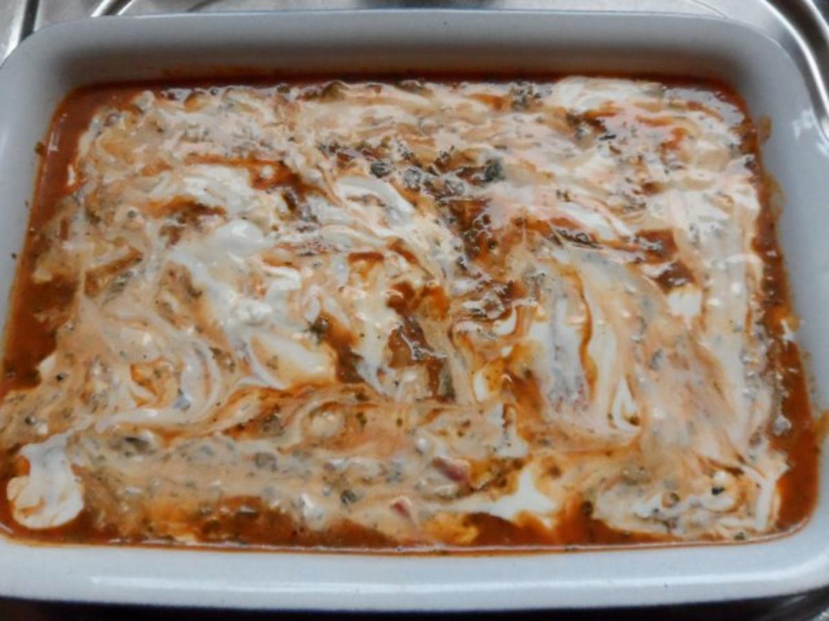 Würzige Gorgonzola-Spinat-Lasagne mit Pecorino-Nuss-Kruste - Rezept - Bild Nr. 13