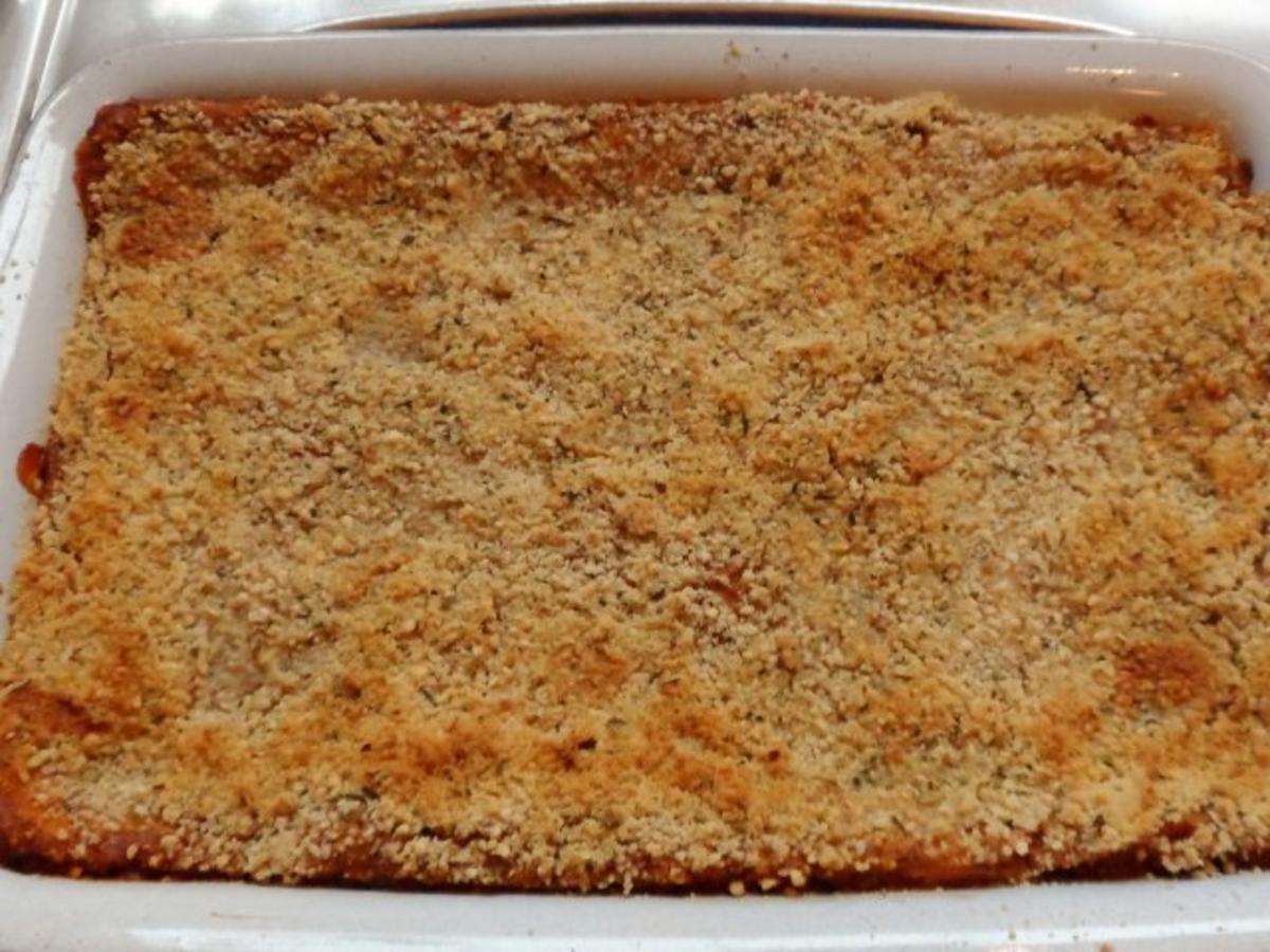 Würzige Gorgonzola-Spinat-Lasagne mit Pecorino-Nuss-Kruste - Rezept - Bild Nr. 15