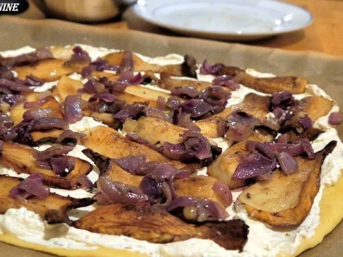 Flammkuchen mit Kräuterseitlingen - Rezept - Bild Nr. 16