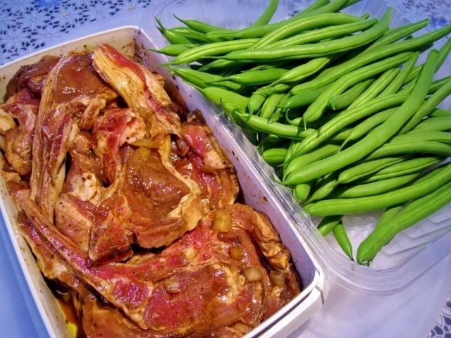 Lammkoteletts und grüne Bohnen ... - Rezept - Bild Nr. 6