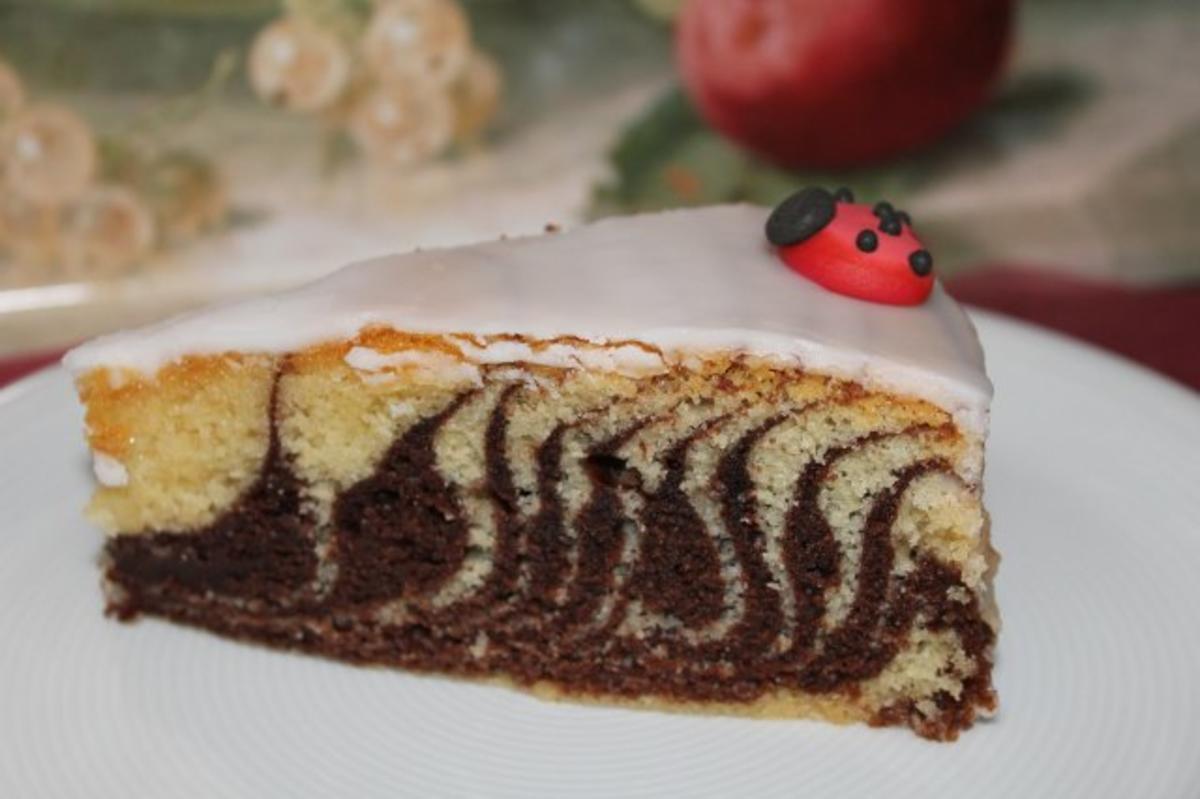 Bilder für ZEBRAKUCHEN mit Teig: und Eiweiß - Rezept