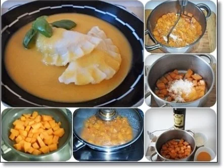 Hausgemachte Ravioli mit Muskatkürbis-Füllung  als perfekte Suppeneinlage - Rezept - Bild Nr. 18