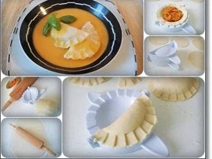 Hausgemachte Ravioli mit Muskatkürbis-Füllung  als perfekte Suppeneinlage - Rezept - Bild Nr. 27