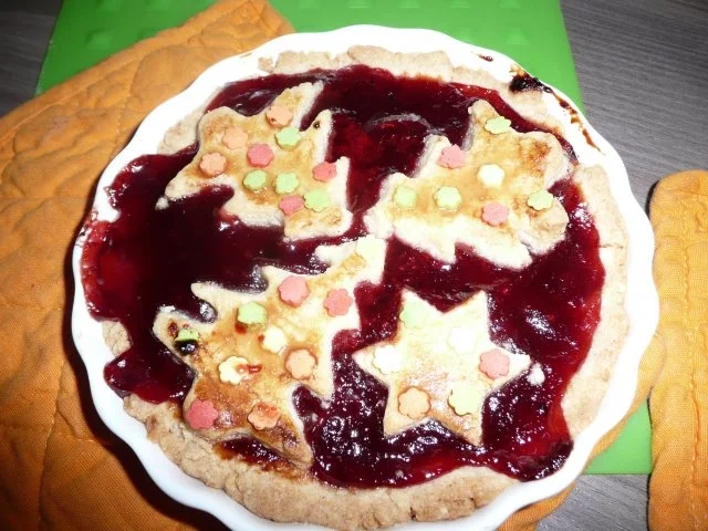 Weihnachtliche Linzer Torte - Rezept