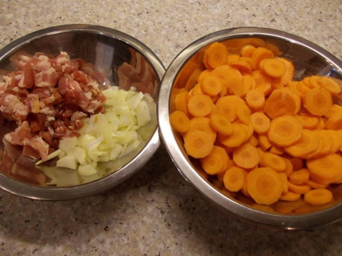 Dinkelsuppe mit Dörrfleisch und Gemüse - Rezept - Bild Nr. 3