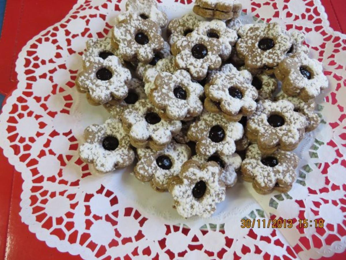 Gebäck: Linzer Plätzchen - Rezept - Bild Nr. 5