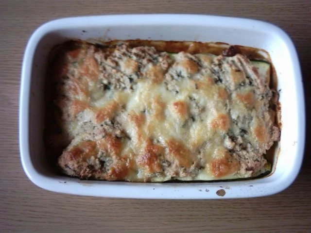 Rezept: Zucchini - Tomaten - Auflauf auf Kartoffelschuppen Bild Nr. 9 Zucchini - Tomaten - Auflauf auf Kartoffelschuppen - Rezept - Bild Nr. 9