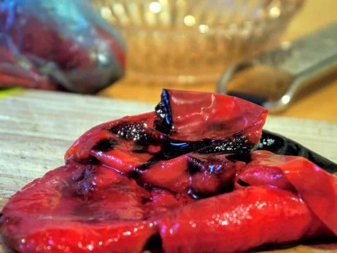 Rezept: Tagliatelle, gerösteter Paprika-Rahm, scharfe Garnelen Bild Nr. 8 Tagliatelle, gerösteter Paprika-Rahm, scharfe Garnelen - Rezept - Bild Nr. 8