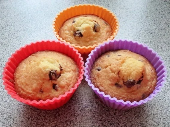 Backen: Schokotröpfchen-Muffins - Rezept - Bild Nr. 4