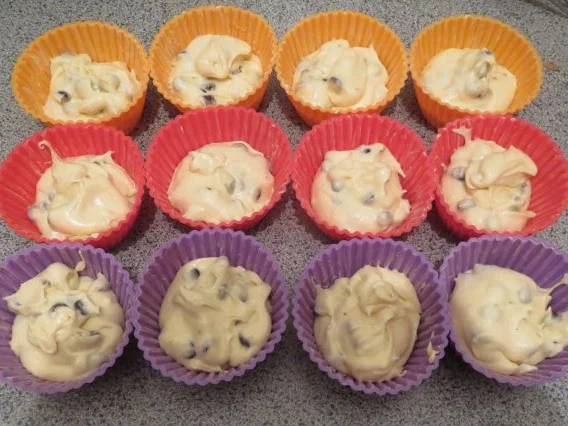 Backen: Schokotröpfchen-Muffins - Rezept - Bild Nr. 3