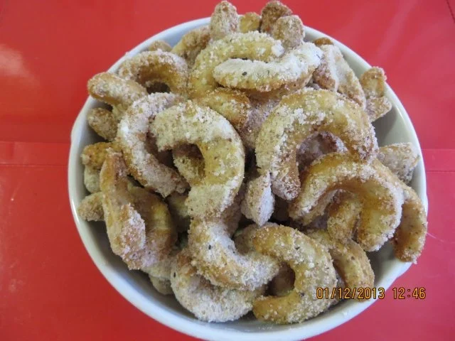 Gebäck: Vanillekipferl für 2 Bleche - Rezept