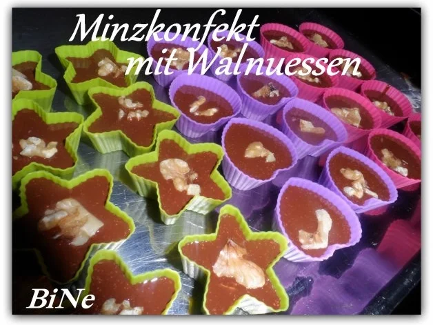BiNe` S MINZKONFEKT MIT WALNUESSEN - Rezept - Bild Nr. 6
