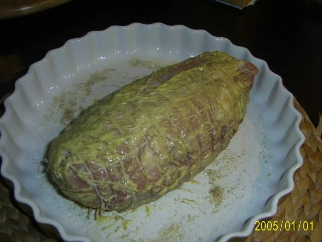 Schwein: Würziger Rollbraten mit grünen Bohnen - Rezept - Bild Nr. 4