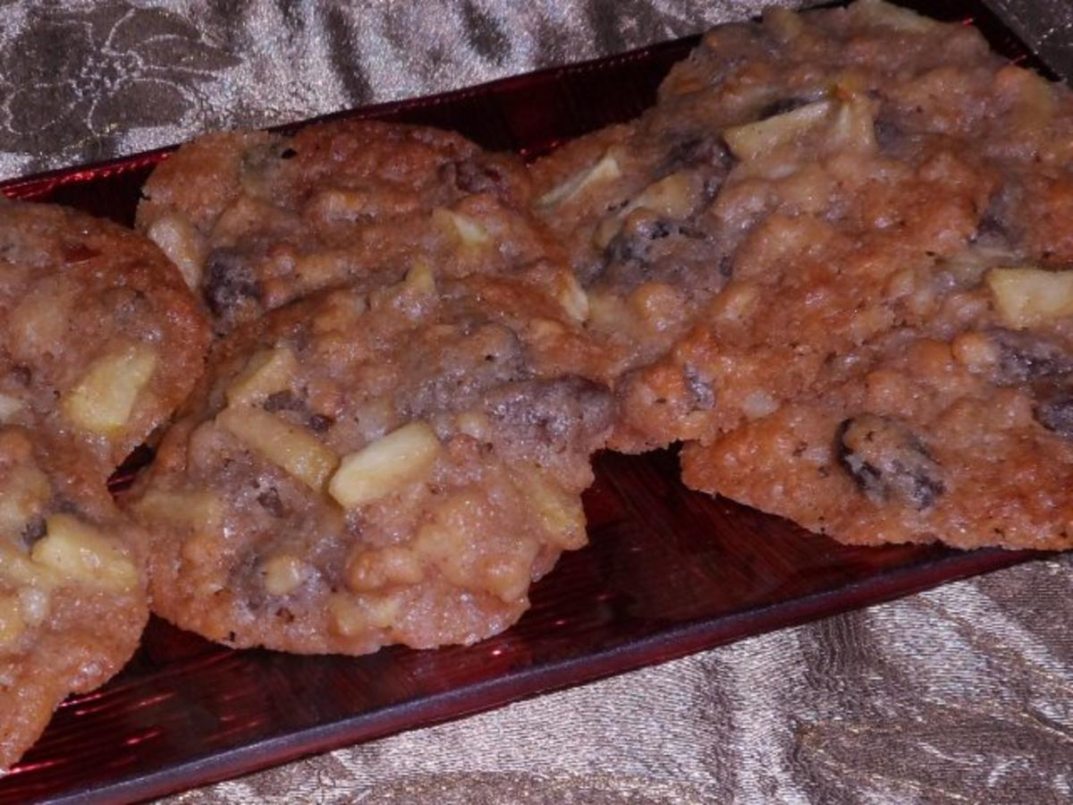 Weihnachtsgebäck: Bratapfel-Zimt-Cookies - Rezept