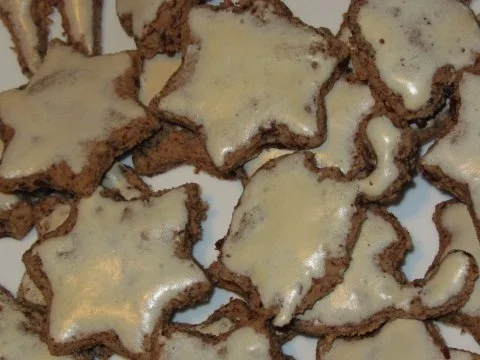 Zimtsterne mit Schokolade - Rezept - Bild Nr. 2