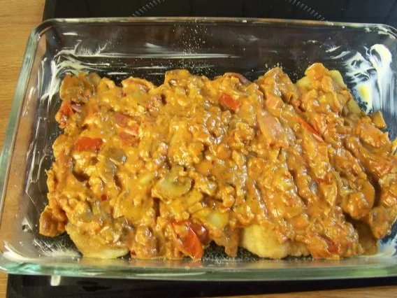 Schollenfilet mit Tomaten-Lauch-Champignon-Möhrengemüse - Rezept - Bild Nr. 6