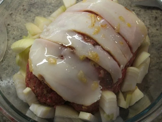 Rezept: Fleisch: Hackbraten mit Wirsinggemüse Bild Nr. 5 Fleisch: Hackbraten mit Wirsinggemüse - Rezept - Bild Nr. 5