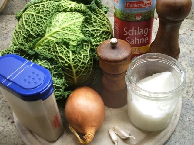 Rezept: Fleisch: Hackbraten mit Wirsinggemüse Bild Nr. 8 Fleisch: Hackbraten mit Wirsinggemüse - Rezept - Bild Nr. 8