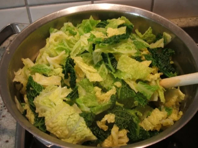 Rezept: Fleisch: Hackbraten mit Wirsinggemüse Bild Nr. 13 Fleisch: Hackbraten mit Wirsinggemüse - Rezept - Bild Nr. 13