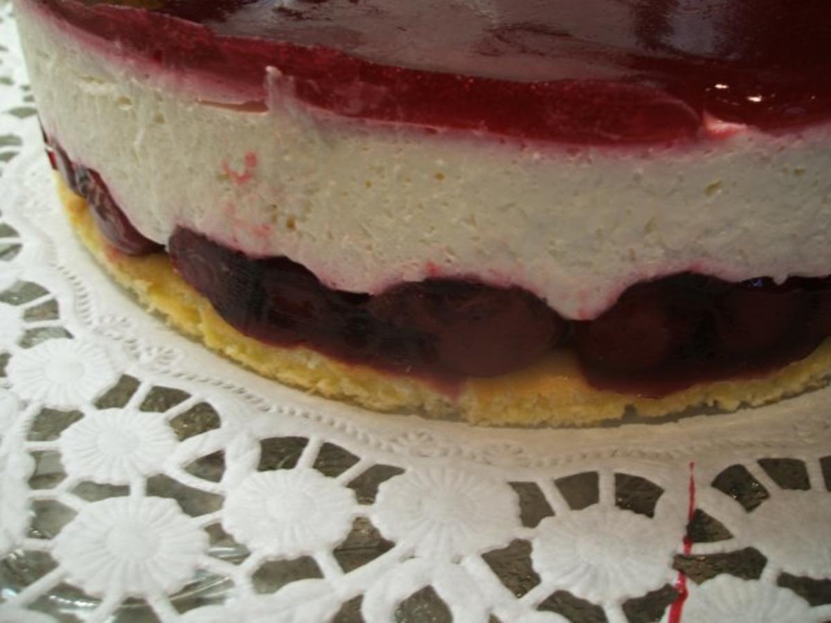 Backen: Mascarpone-Quark-Torte mit Sauerkirschen - Rezept - Bild Nr. 16