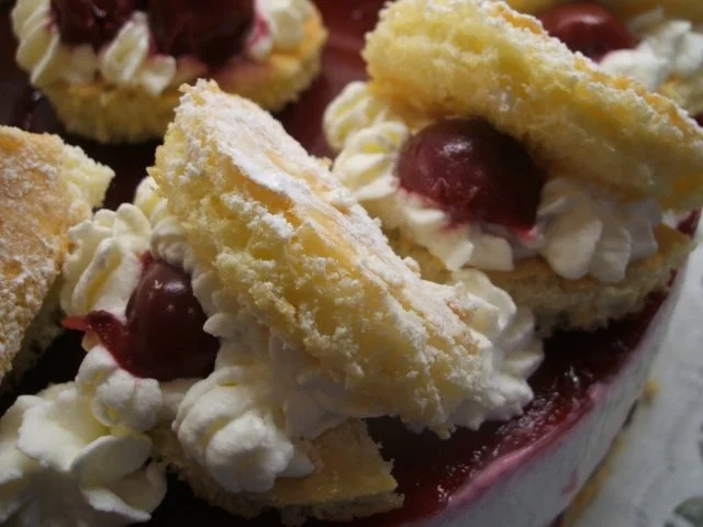 Backen: Mascarpone-Quark-Torte mit Sauerkirschen - Rezept - Bild Nr. 19