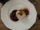 Amerettiniparfait an Cassiskirschen - Rezept